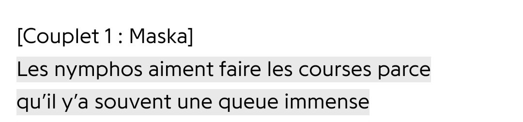 Impossible de pas citer la pire entré d'un premier couplet d'un morceau. Jamais été choqué par tant de nullité.