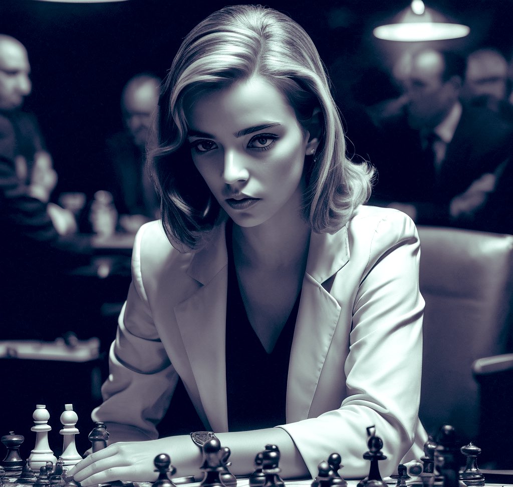 Beth Harmon has the will to win of world chess champion Bobby Fischer.