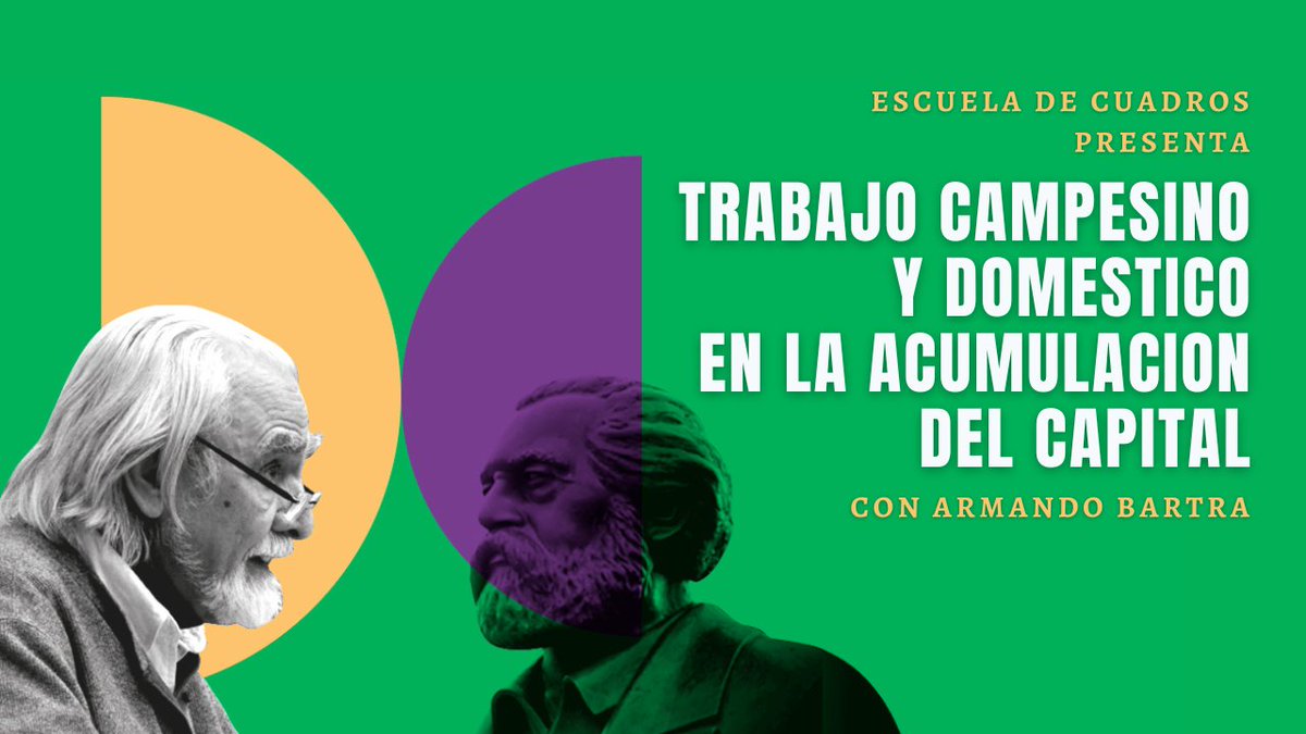 Armando Bartra explora el lugar del trabajo no asalariado en la acumulación capitalista. 𝗘𝗦𝗧𝗥𝗘𝗡𝗢 𝗟𝗨𝗡𝗘𝗦 𝟭𝟱 𝗔𝗕𝗥𝗜𝗟 + 𝗟𝗜𝗕𝗥𝗢 4 pm Vzl 3 pm Mex • Lo podrás ver aquí➜ youtu.be/72NkH1NhC3s • Libro con @utopix_cc y @BRIGADACULTURAL➜ utopix.cc/descargas/el-l…