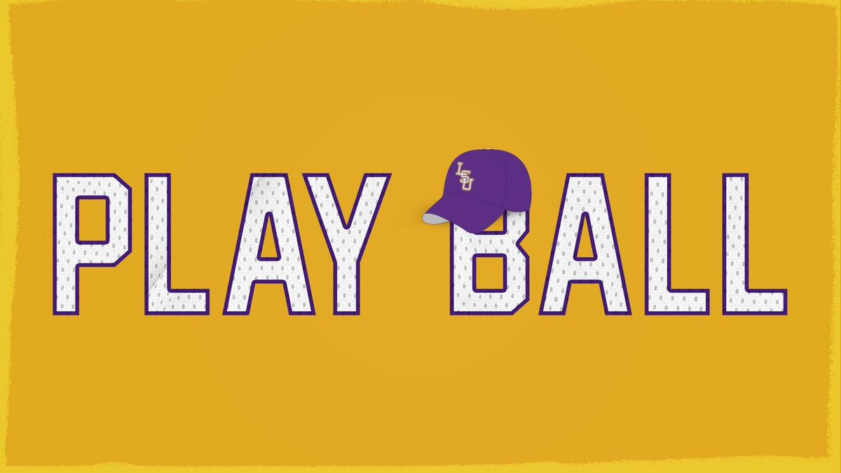 C'mon Tigers, let's get this done today! 
#GeauxTigers #ThePowerhouse 💜💛⚾️💛💜