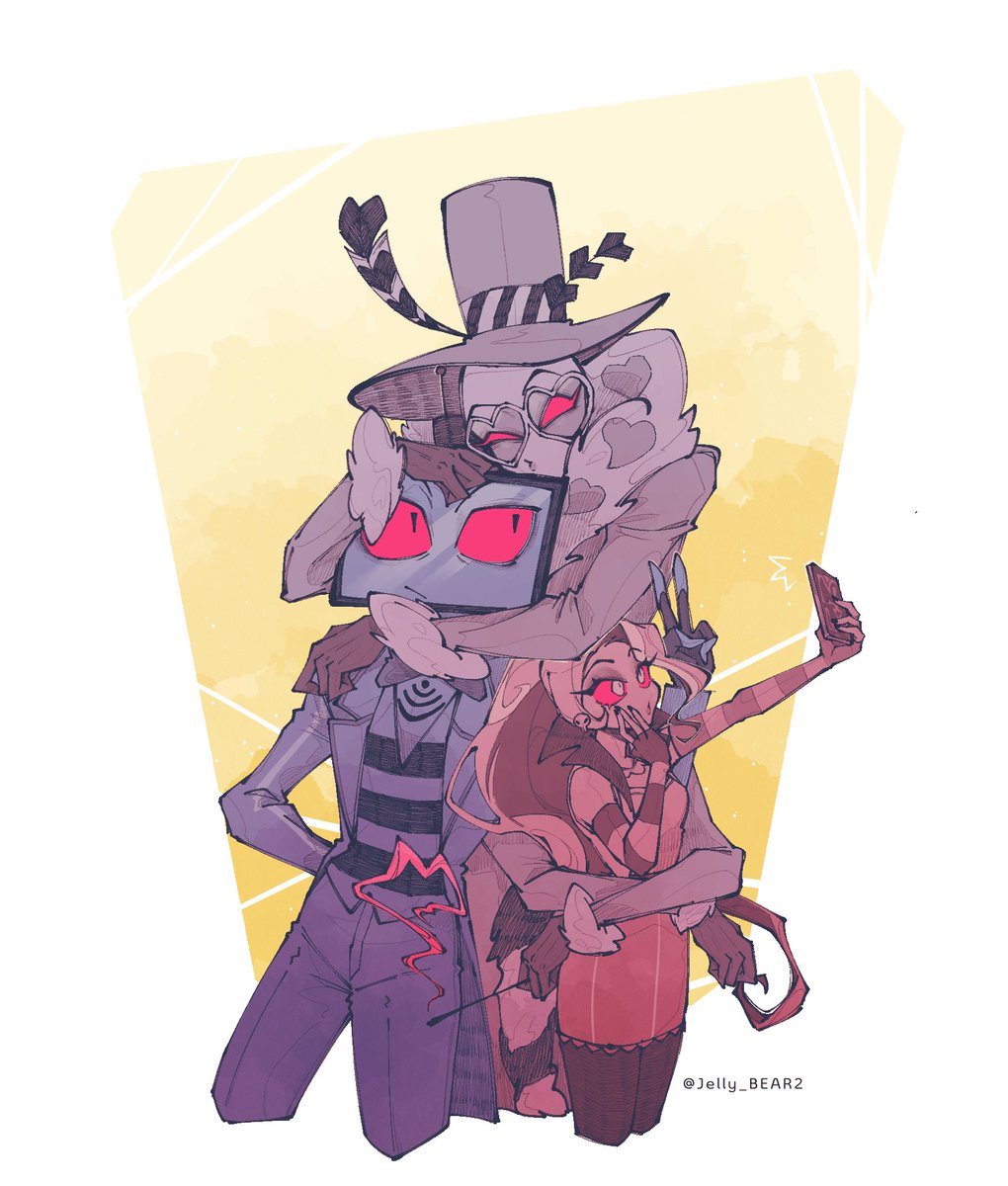 Jelly_BEAR2's tweet photo. 팔이 2쌍이라 좋은 점: 모두를 안아 줄 수 있어!

#HazbinHotel https://t.co/yDNrDZXxZd