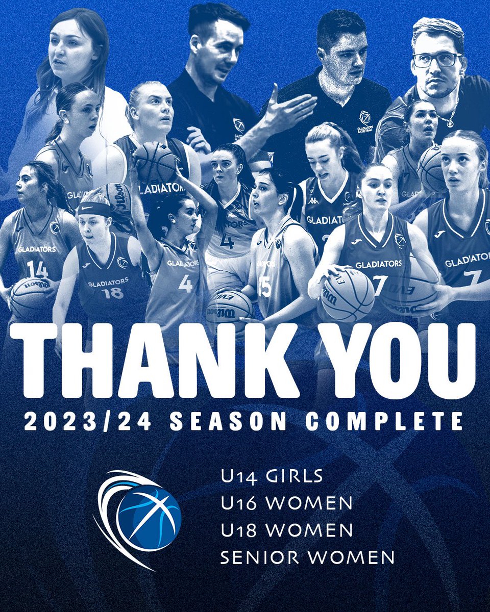 Gladiators_SBC's tweet photo. #SBC | This weekend brings to an end the 2023/24 season for our Female teams competing in the Scottish Basketball Championship. Thank You to all of the players, coaches, parents and supporters for making it yet another brilliant season! 👏🏻

#OurTeamIsEverything #BattleReady https://t.co/sJPuI6bABG