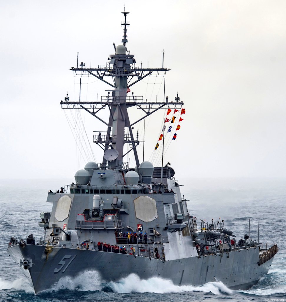 Destroyers

#USSArleighBurke DDG51
Arleigh Burke Class

The top of the class is still in the front row and very active 🚀
Current position #RedSea

@USNavy 🇺🇸 @US5thFleet