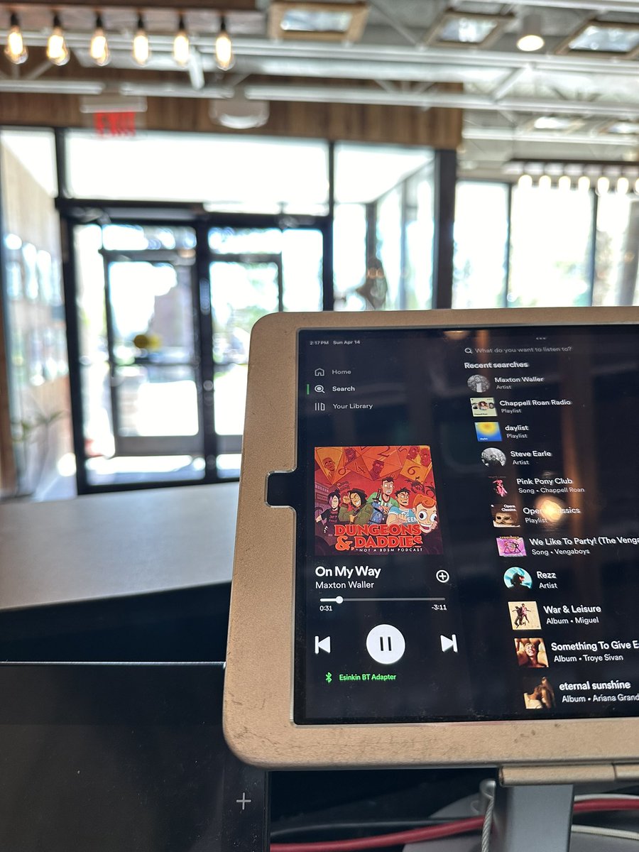 GavsterLee's tweet photo. Just sneaking some jams on the speakers at work 🤘🏻 @dungeonsanddads @MaxtonWaller https://t.co/pcWoM2BD7M
