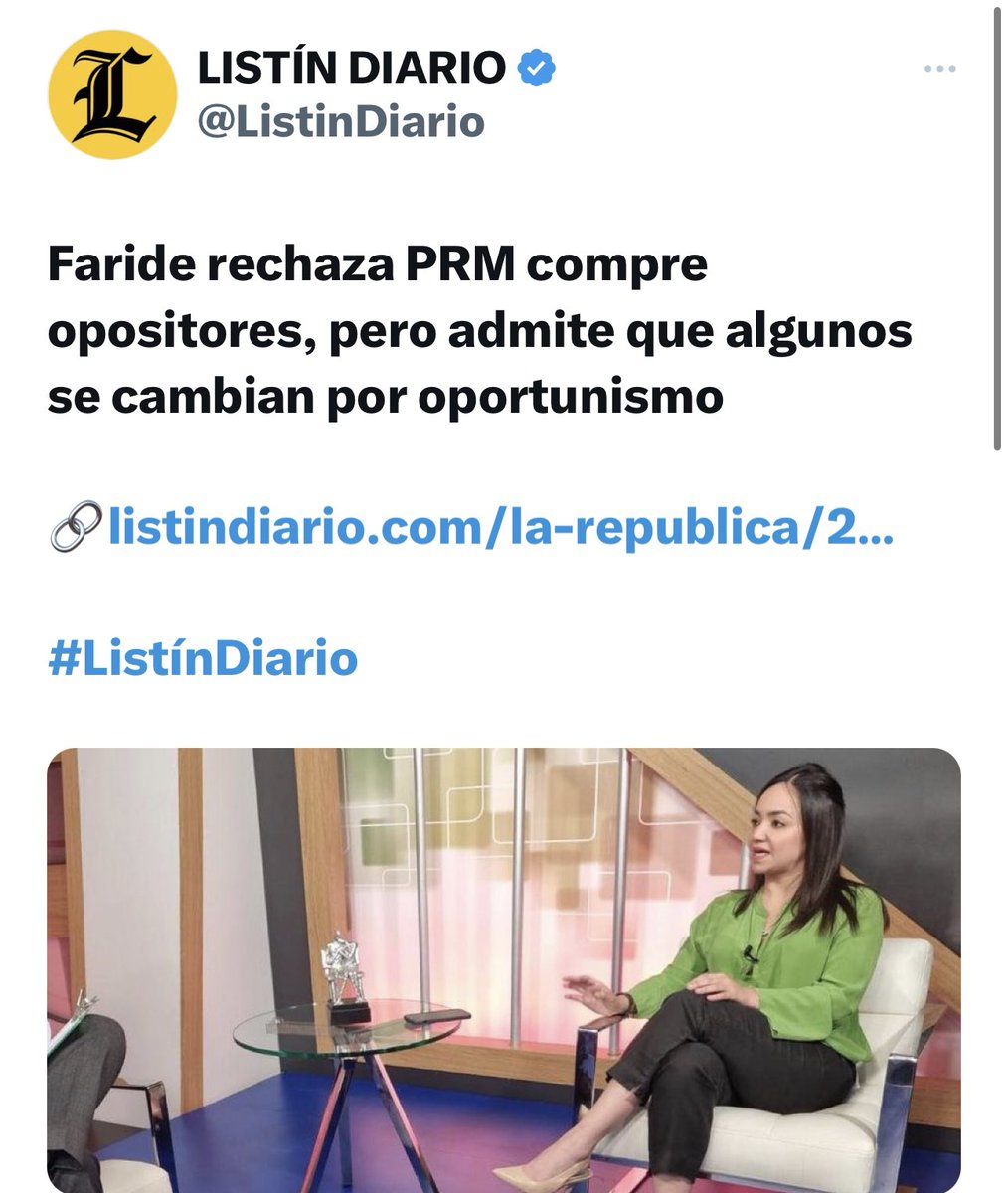 DeyaniraGomezH's tweet photo. .@FarideRaful se la deja caer al oportunista de @MorenoGuillermo, de paso admite sin saber, que la suya fue una farsa para ganar su curul en el Senado, pues acepta callaíta a los oportunistas en su partido, cuando antes siempre condenó este tipo de prácticas públicamente. 😒 https://t.co/e2f5pARDH0