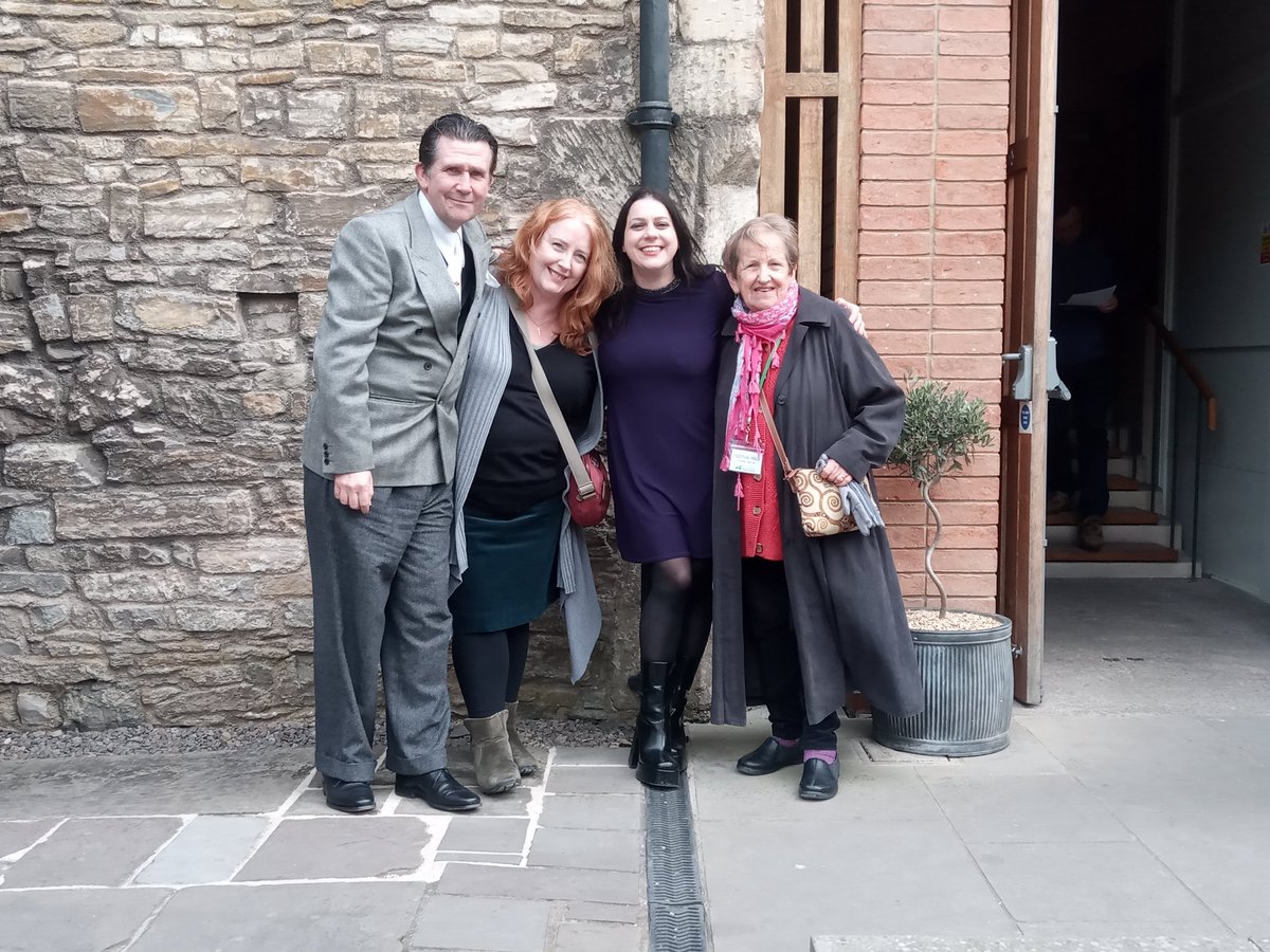 @DrJaninaRamirez (Professor) being an absolutely lovely, fun, kind, amazing person. What a valued friend she is, who brings together people who are now family. The magic of @GlosHistFest which was as ever, wonderful.