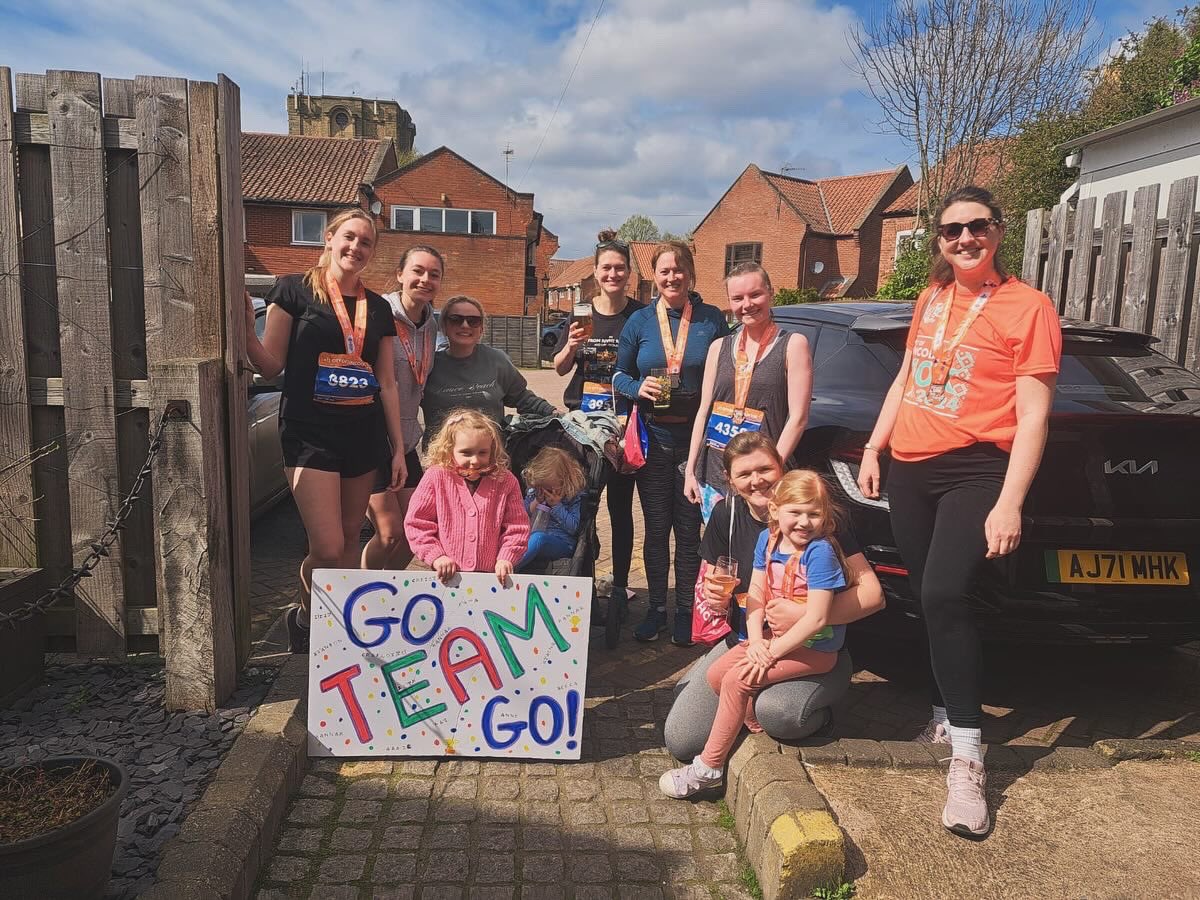 AthenaSLT2B's tweet photo. BUZZING to have completed #Lincoln10km today, with incredible MDT colleagues &amp; the best cheer team we could’ve asked for 🫶🏻🤩 
#SLTvsPT #SLTwon 

@LCHS_Adult_SLT @RebeccaR_SLT @clodagh_clark https://t.co/PXKcs3eoXl