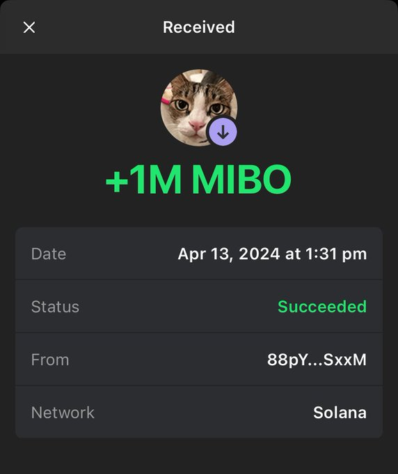 🚨HUGE Airdrop Giveaway🚨

Don't miss out on the next 100-1000x #memecoin🚀

1M $MIBO will be given away among 5 lucky winners so make sure to👇
1️⃣Like + RT
2️⃣Follow @Mibocatcoin &amp; @NftShowcaser
3️⃣Tag Frens

We all love cats so make sure to check out <a href="/mibocatcoin/">MiboCat</a>

CA: