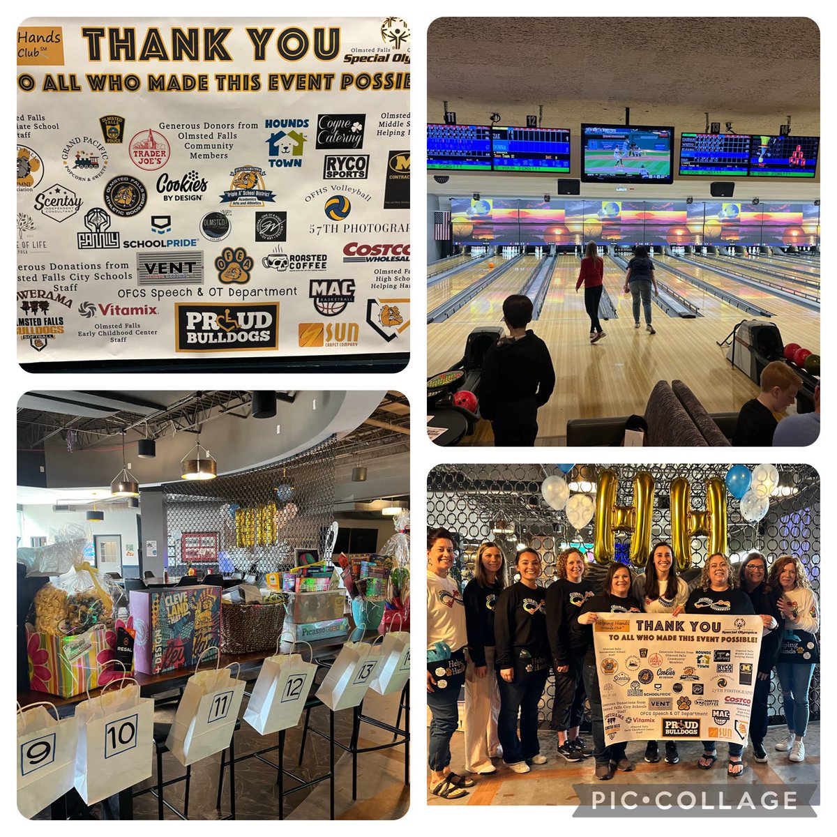 goss_shan's tweet image. The annual @OFHelpingHands fundraiser bowling event did not disappoint.  A big thank you to all who came out and to our sponsors and event planners.