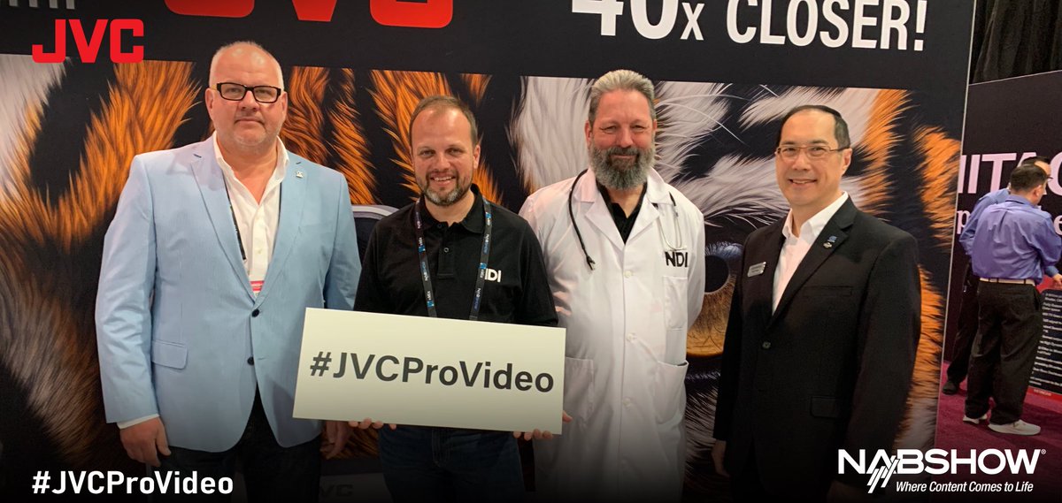 It’s Day 1 at @NABShow 2024 here in Las Vegas! We’ve already been joined by some amazing guests from @NDIconnects , @RyanFoundation and more! #JVCProVideo #NABShow #NDI #NAB #AVTweeps