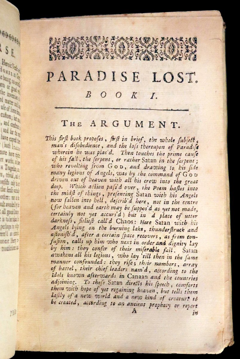 'Paradise Lost: A Poem in Twelve Books' by John Milton (1730). mflibra.com/products/1730-…
Delve into this monumental epic poem exploring the complexities of biblical tales through exquisite language and powerful imagery. 
#BookWithASoul #MFLIBRA #OwnAPieceOfHistory #JohnMilton…