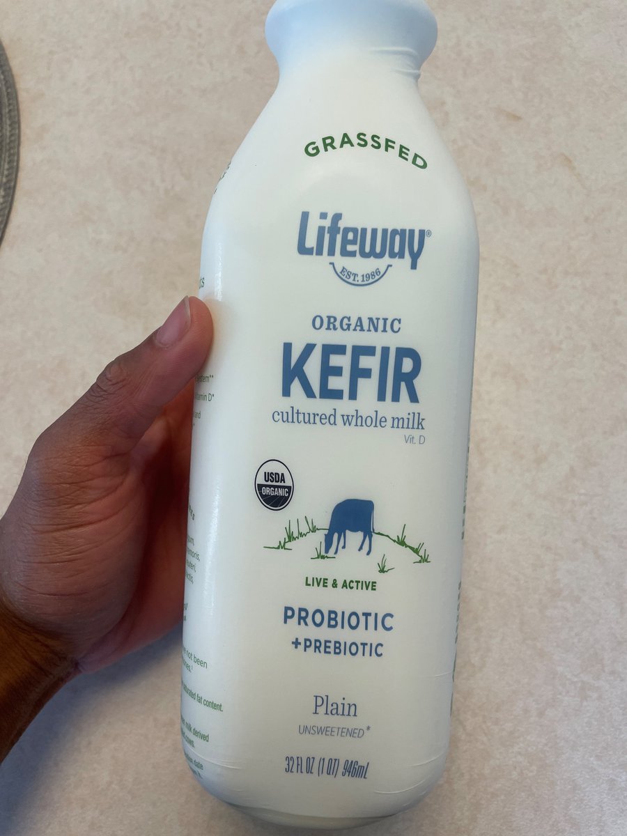 Trying kefir for the first time. They safe it’s a super food

#grassfed #rawmilk