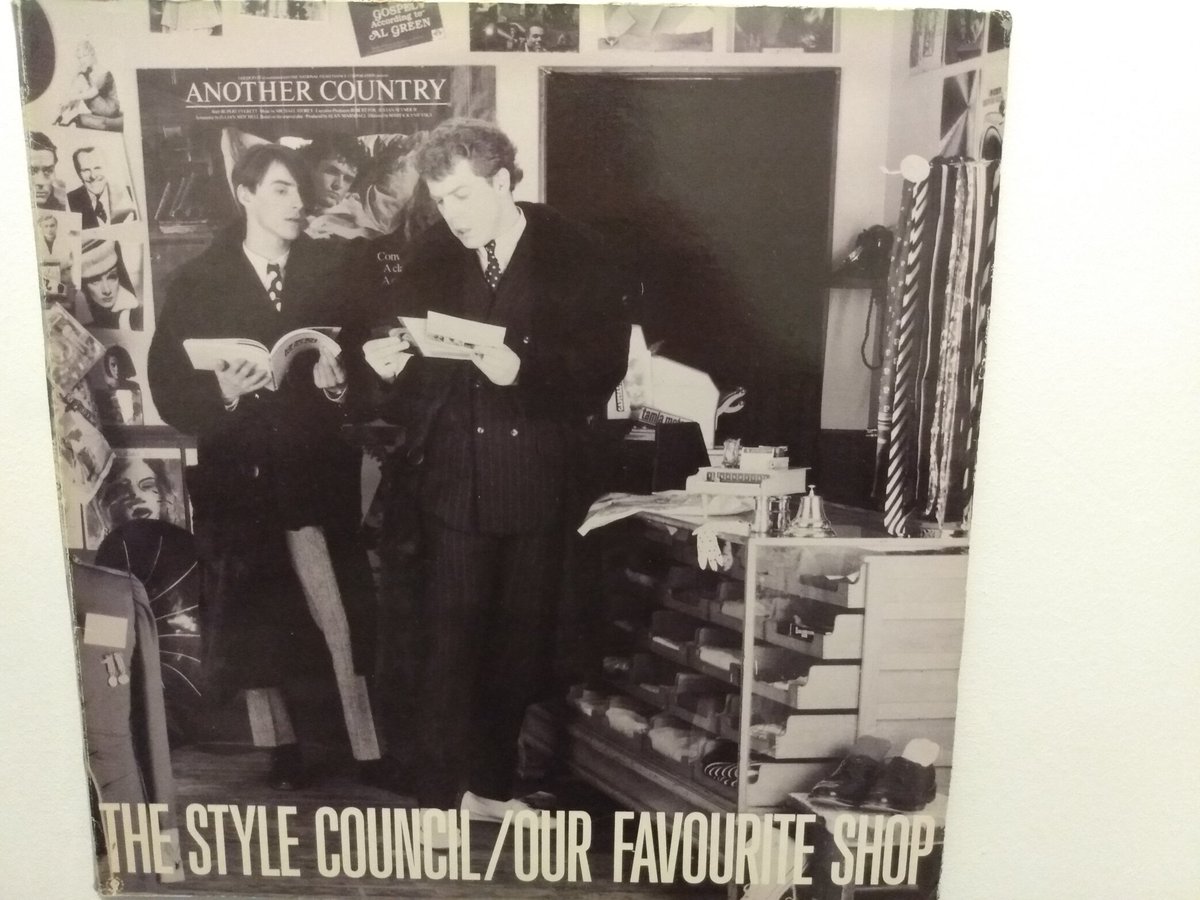 #Top15FaveAlbums Day 14: unranked The Style Council: Our Favourite Shop Weller has no problem mixing pop and politics on this chart-topping album which displaced Brothers in Arms for at least a week Favourite track: Walls Come Tumbling Down