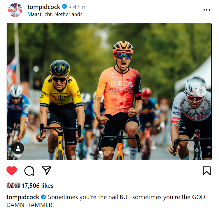 LOVE this post from Pidcock's instagram 🤩🔨

#AGR24 #AGR2024