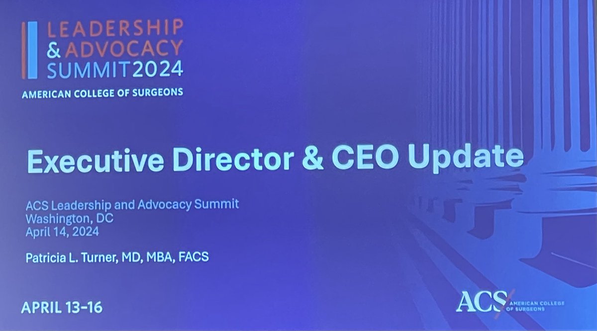 gttefera's tweet image. @AmCollSurgeons Executive Director and CEO closing remarks for the #ACSLAS24 leadership summit “ACS is a Community” @pturnermd @msutherlandmd