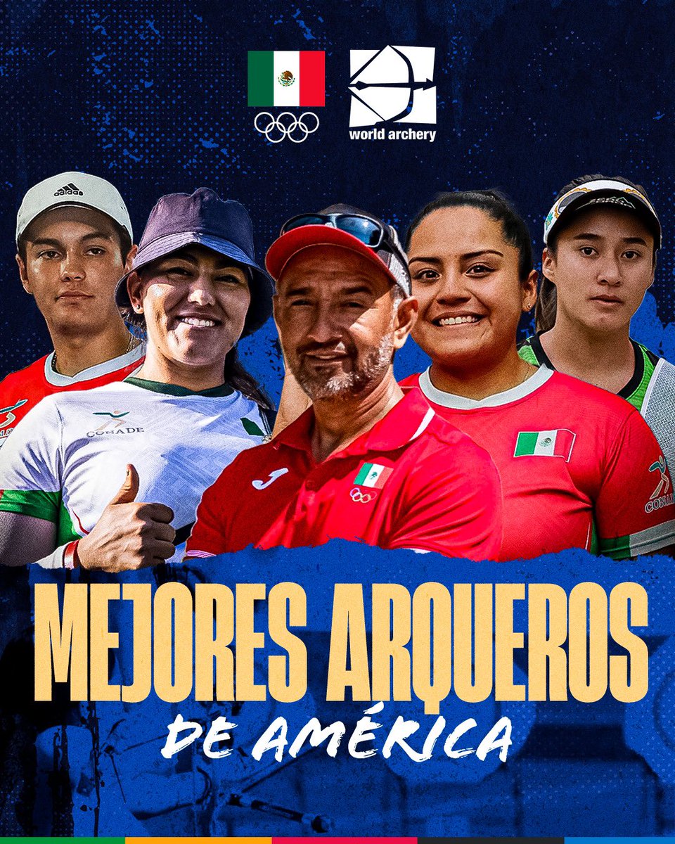 ¡México, entre los mejores del 2023! 🏹 La World Archery Americas reconoció a México con distinción para: •Alejandra Valencia en recurvo •Ángela Ruiz en recurvo sub-18 •Dafne Quintero en compuesto •Matías Grande en recurvo sub-21 •Miguel Flores como entrenador…