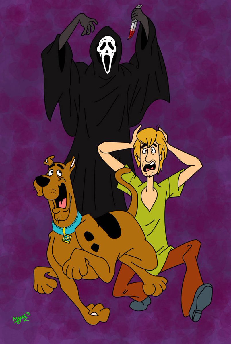 ghostface x scooby-doo