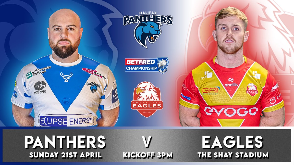NEXT UP | We welcome @SheffieldEagles to The Shay next Sunday in Round 5 of the Betfred Championship #BWO