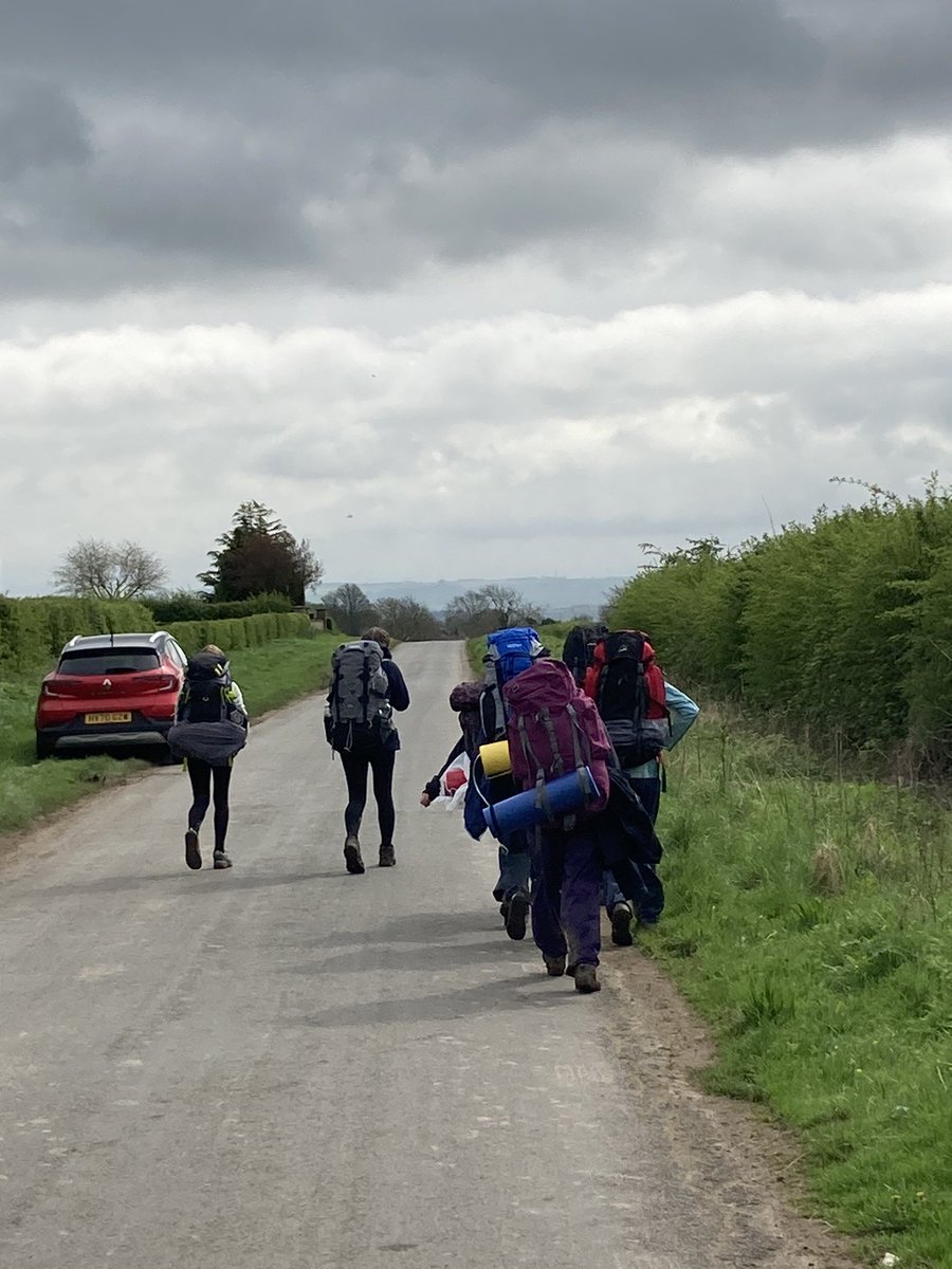 Saturday 13th - Sunday 14th April - 29 bronze students at @JRowntreeSchool completed their assessed expedition on a circular route from Sheriff Hutton to Coneysthorpe & back again, via Terrington one way & Welburn the other! Well done to all pupils you were ace -top perseverance!