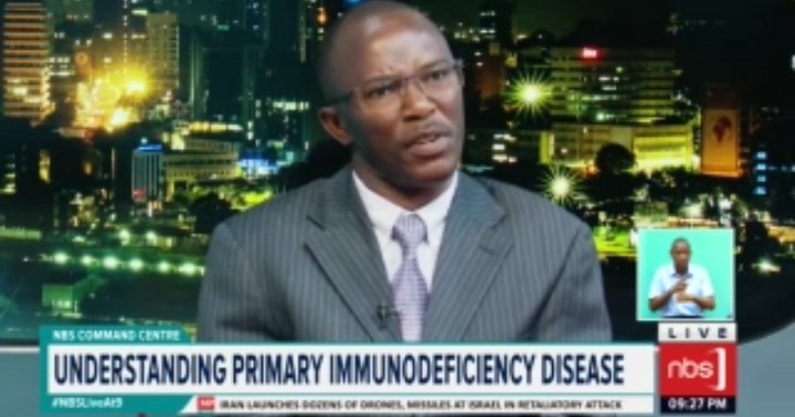 @MugenyiHenry_ April is a month dedicated to raising awareness about Primary immunodeficiency disease, a group of disorders characterized by a weakened or absent immune system, making individuals more susceptible to infections. #NBSLiveAt9 #NBSUpdates