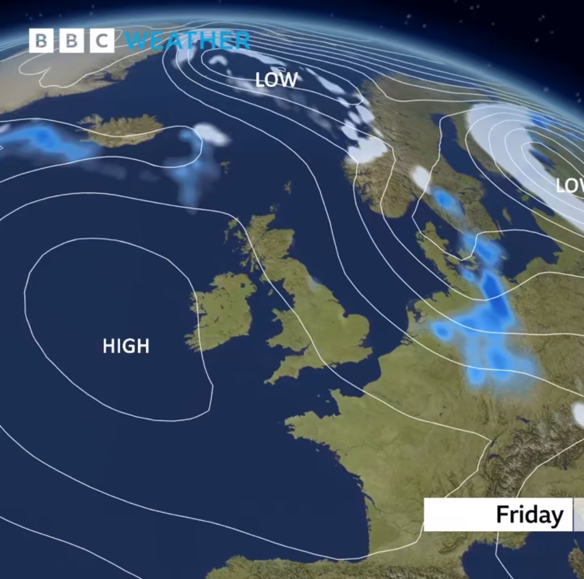 Back on @BBCBreakfast tomorrow. After months of wet weather, it’s looking increasingly likely that a drier spell is on its way with high pressure building…🌂. Stay tuned for the detail 👀