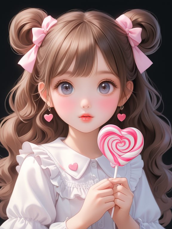 🍭 Nice weather, go for a stroll. 

Share cute candy with you. 
Yeah it’s a new taste & less sugary.💖

We all have some stuffs there, dear.😉

#AIart #AIArtists #AIArtcommunity #AIArtistCommunity