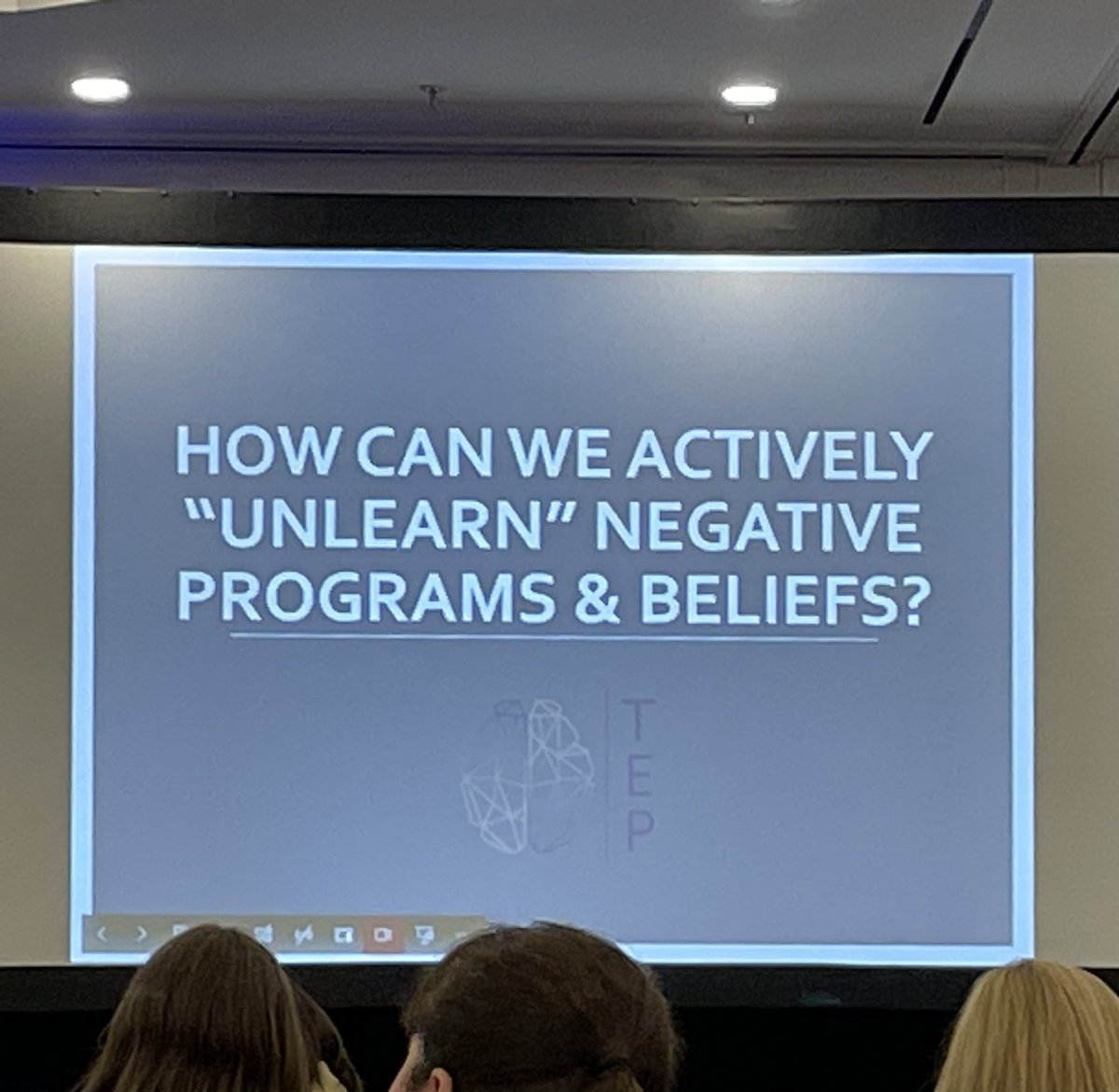 Great start to the #OCEA Conference today. Thought provoking ideas on how we can help students with their self talk. Practicing and actively teaching our students to practice positive affirmations. #OCEA #TVDSB #Experientiallearning #grateful