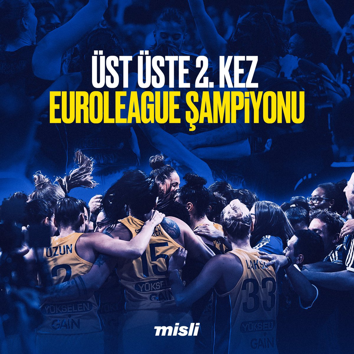 Fenerbahçe, EuroLeague Women’da üst üst 2. kez şampiyon! 🏆