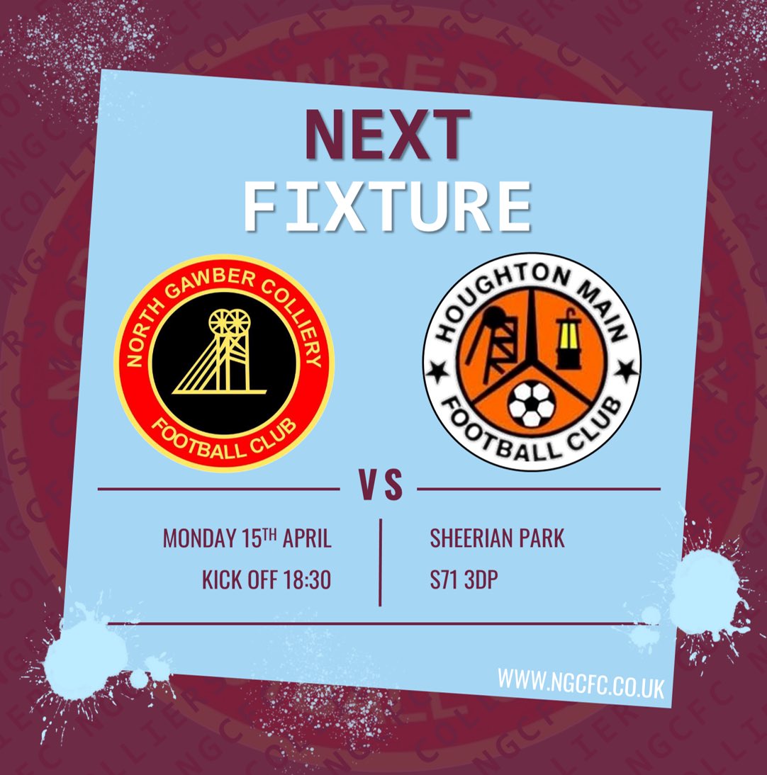 🌃 MNF 🌃 Massive thanks to Porky and all at @AthersleyRecFC for helping us get this game on. We take on @HoughtonF45285 in what is a massive game in the fight for survival in the @CountySeniorFL Prem... and it’s a Barnsley derby to boot!! Come get behind us at Sheerian Park!