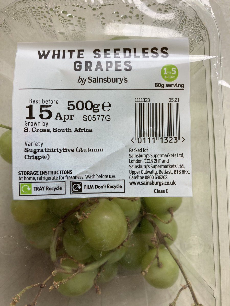 jonnymws's tweet photo. @sainsburys It’s all good, not looking for a refund just bringing to your attention as not a nice find - photo below of packaging and bought from monkscross at York https://t.co/ebGSIXROhx