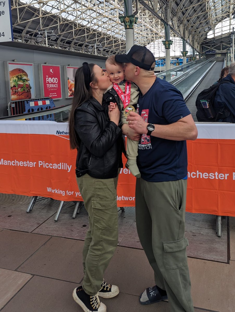 Just smashed 37 mins off my previous marathon time, huge thank you to #AdiddasManchesterMarathon for putting on such a great event! 
massive thanks to my foxhole, Jim, cam, my wife &amp; my son, amazing support and encouragement through my darkest times #NeverFinished <a href="/davidgoggins/">David Goggins</a>