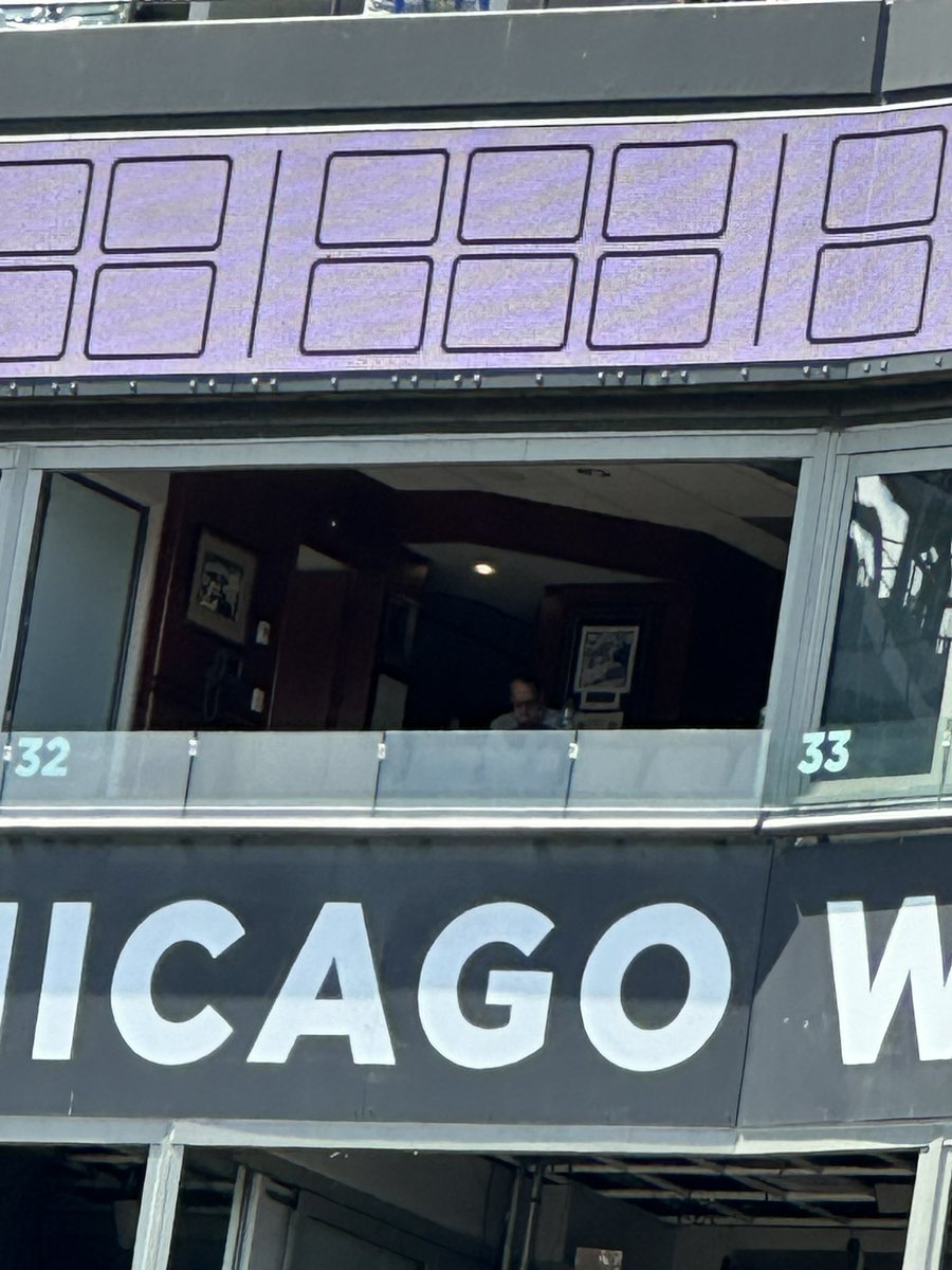 There he is. Basking in our misery. By himself. Smoking a 100 dollar cigar. #WhiteSox