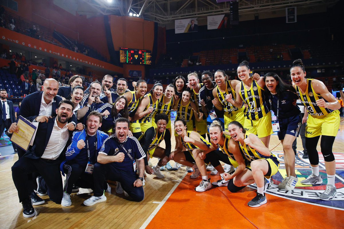 #Mersin’de ev sahipliği yaptığımız FIBA Kadınlar EuroLeague Final Four (Dörtlü Final)’de şampiyonluğu kazanan takımımız Fenerbahçe Alagöz Holding’i kutluyorum.💛💙