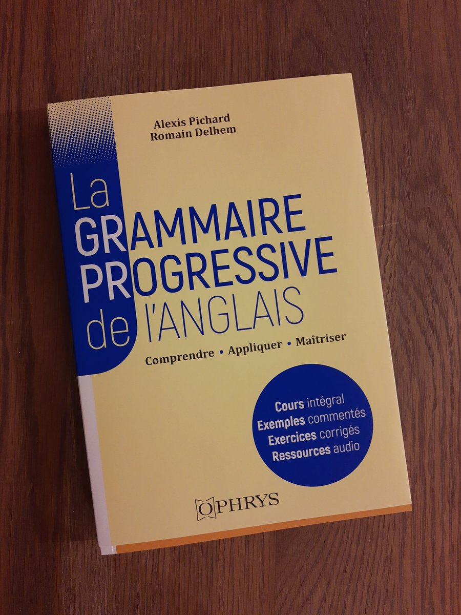 I received in my mailbox this delightfully written grammar by <a href="/AlexisPichard__/">𝐀𝐥𝐞𝐱𝐢𝐬 𝐏𝐢𝐜𝐡𝐚𝐫𝐝</a> &amp; <a href="/DrDesLemmes/">Romain</a>. Concise yet complete, it keeps things simple without sacrificing linguistic sophistication.