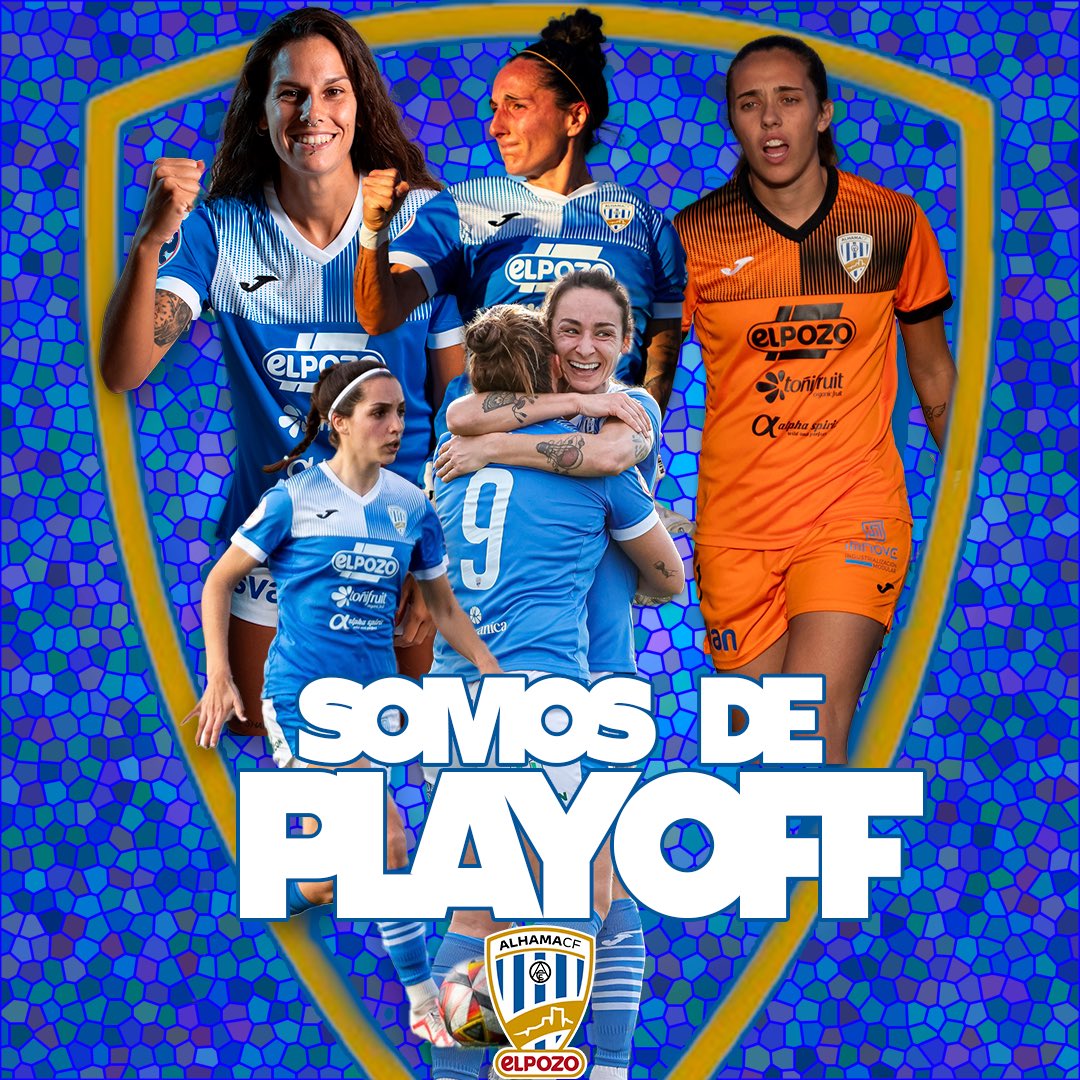 𝗦𝗢𝗠𝗢𝗦 𝗗𝗘 𝗣𝗟𝗔𝗬𝗢𝗙𝗙

💙Tras la victoria de hoy somos matemáticamente equipo de playoff de ascenso a <a href="/LigaF_oficial/">Liga F</a>.