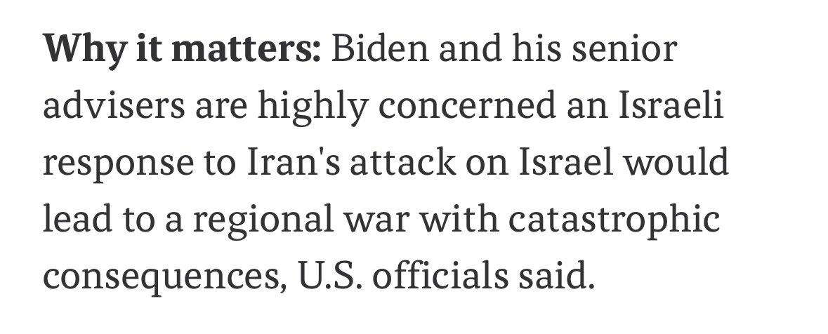 To our friends in Israel, do what you must to defend yourselves against Iranian aggression. I, along with many others in the United States, will do our best to support you. My concern is that the Biden Administration’s pathetic weakness throughout the world — not Israel’s…