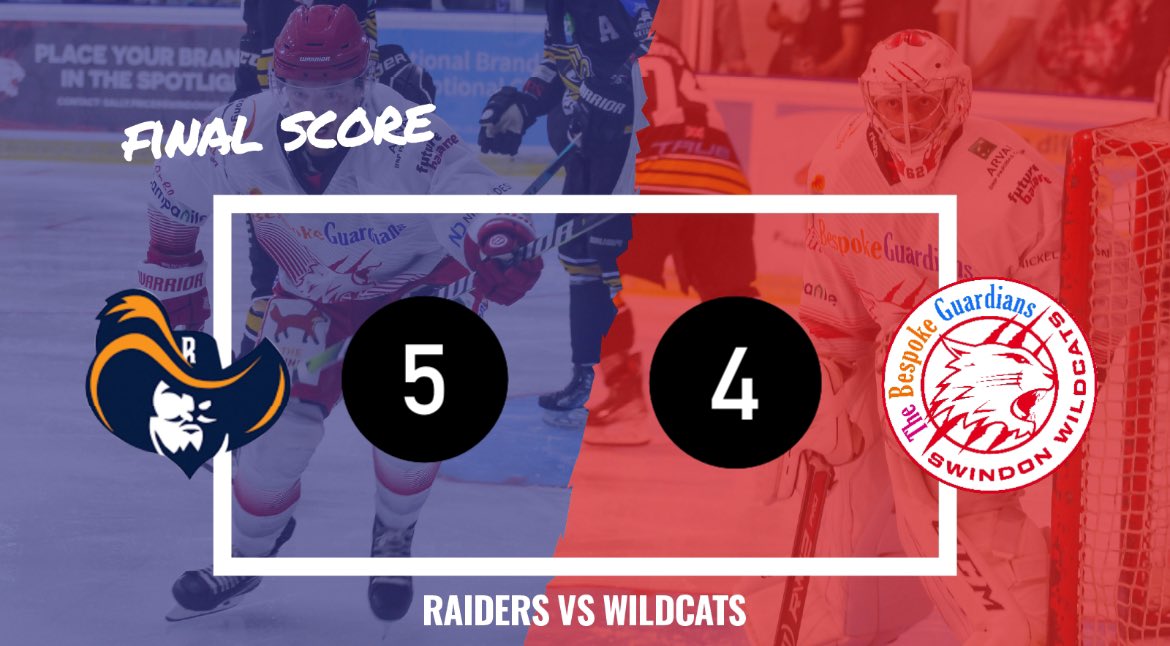 He shoots high and wide, the Raiders take the two points but the Cats don’t go away empty handed, that’s another point on the board! Next weekend we take on the @Telford_Tigers - promise us, you don’t want to miss it! 🎟️ tinyurl.com/mr3yeua7