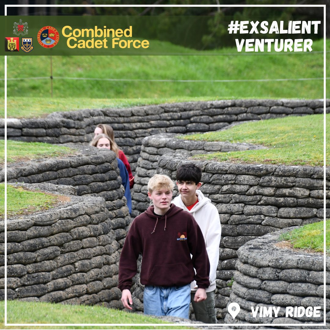 Day 2 of #ExSalientVenturer was a deep dive into history for our cadets! From Vimy Ridge to Somme and Thiepval Memorial, the highlights were unforgettable. #StEdwardsCCF #CombinedCadetForce @StEdwardsChelt @PatesGS @cf_ma7330 @thomashardye