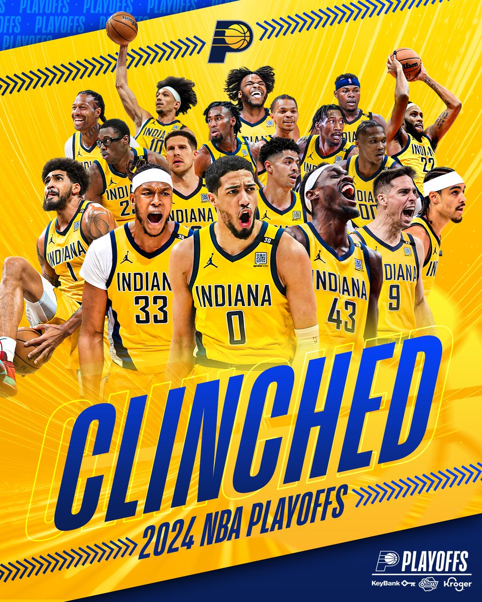 PLAYOFF BOUND 😤 we've officially clinched a spot in the 2024 NBA Playoffs!!