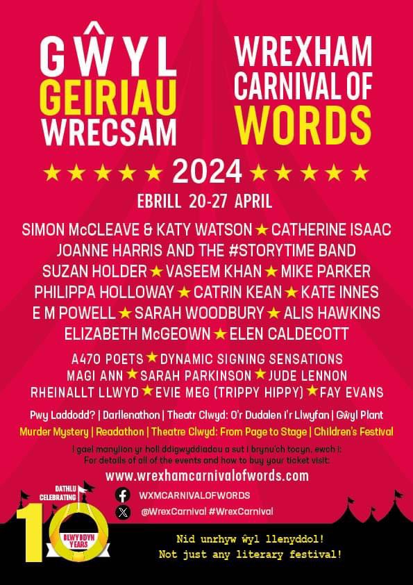 Check out this great map of  Simon McCleave’s novels at #CefnMawrLibrary Don't forget #SimonMcCleave  will be talking at this year's Carnival of Words literary festival.  For more details go to wrexhamcarnivalofwords.com

#wrexcarnival #Wrexham #WrexhamLibrary