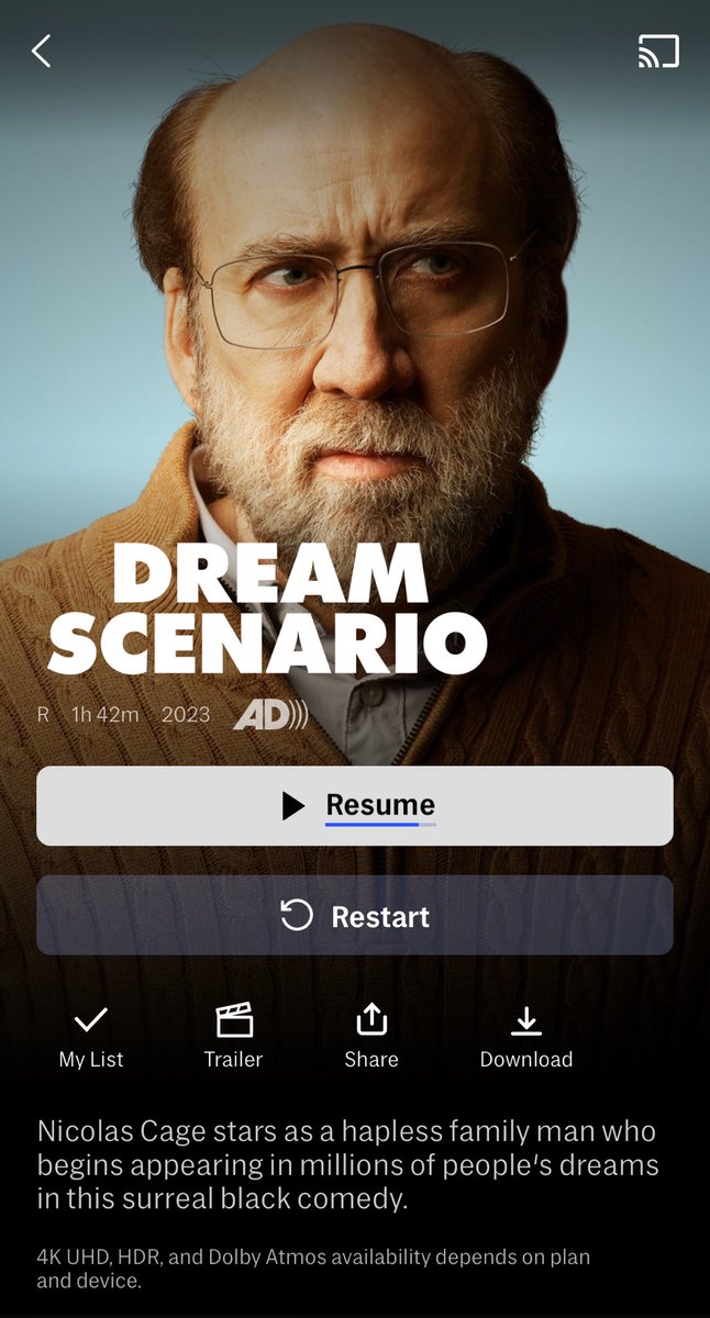 Do you like indie type movies? #dreamscenario with #nicolascage is worth watching! #hbomax