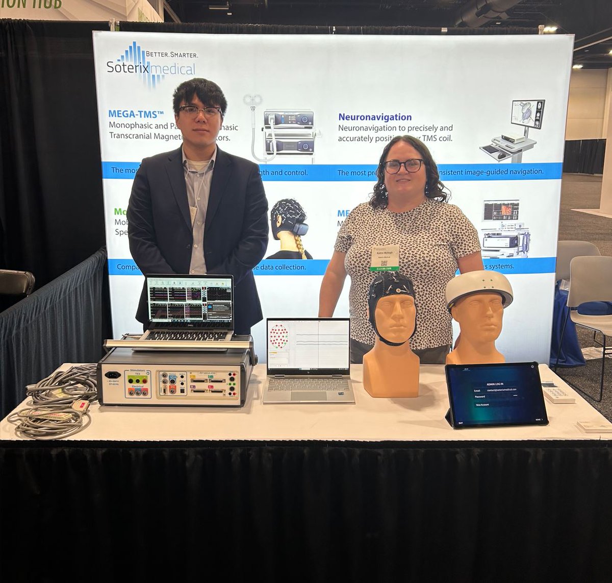 Soterix Medical team also at the American Academy of Neurology (AAN) meeting! Our main offerings here-MEGA-TMS with #neuronavigation for motor mapping, MEGA-IOM for intraoperative monitoring, and neuromonitoring.Find us in Booth 736 #TMS #Neurology #AANAM #IOM #AAN2024
<a href="/AANmember/">American Academy of Neurology</a>