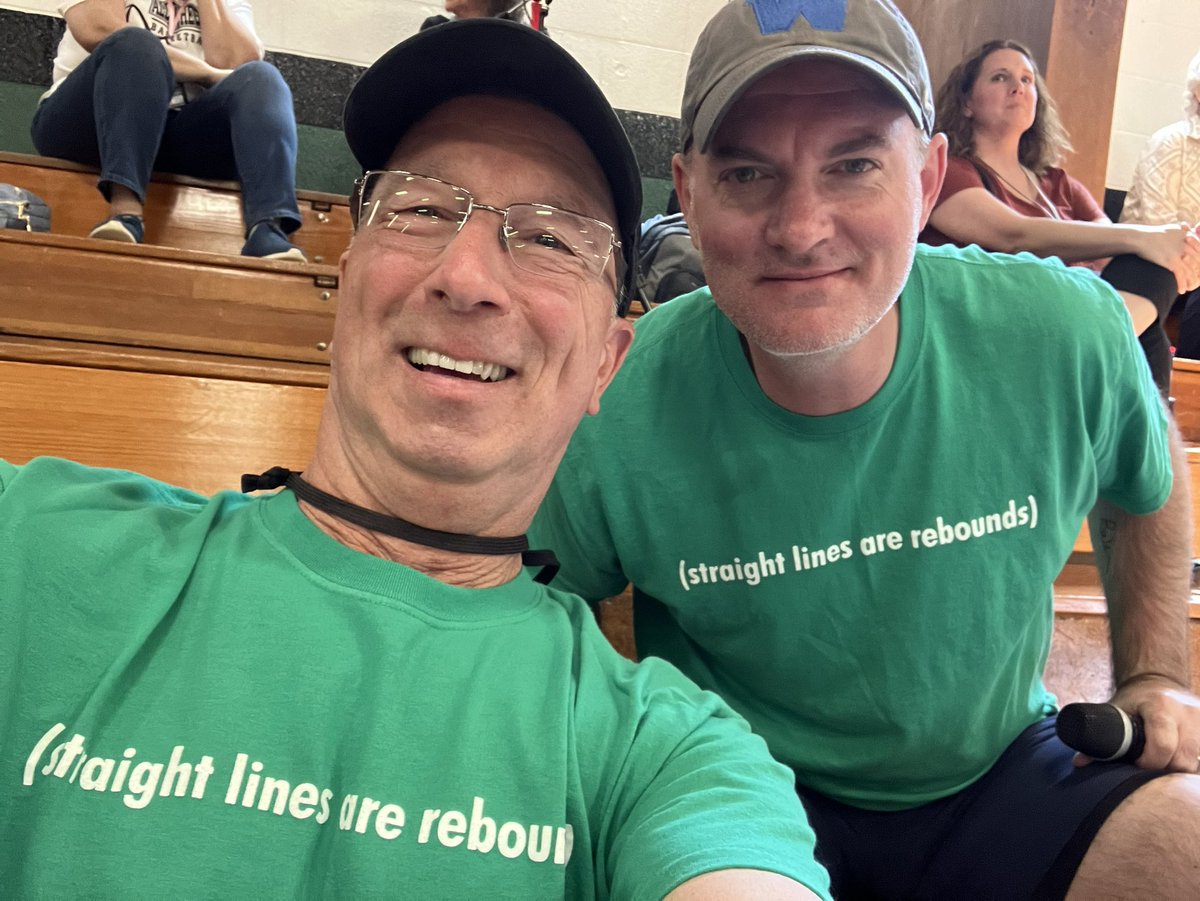 McHenry County Area All-Star Basketball Extravaganza: PA man Al Baker <a href="/LetsGoStreaks/">LetsGoStreaks 🤟💙⚡️</a>  and I are teammates today.
