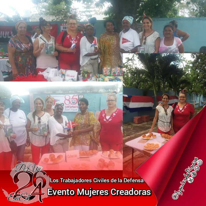 Sirva la creatividad femenina para mostrar  Sentir Pinero #PorUn26EnEl24
Felicitaciones a Civiles de la Defensa por su experiencia del pan en nuevas variedades sin empleo de harina.
#IzquierdaPinera