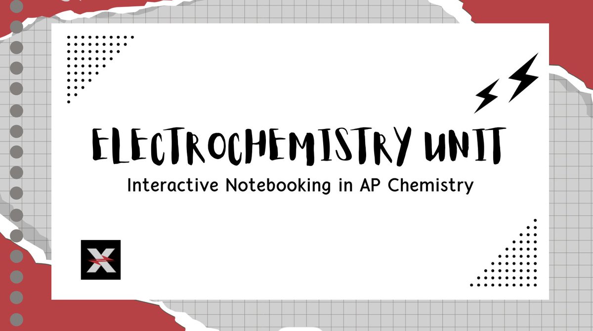 ChemEdX's tweet photo. Nora Walsh outlines the interactive notebook pages she uses for her AP Chemistry electrochemistry unit. All of the documents and foldables are available for download. https://t.co/EEzv76dF1s https://t.co/eCpwtLYs4q