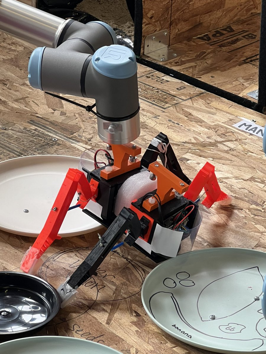 SoftLabBristol's tweet image. Waddlegrab, our entry for the @IEEERoboSoft competition is about to start! 😆 Wishing the team Good Luck!!!