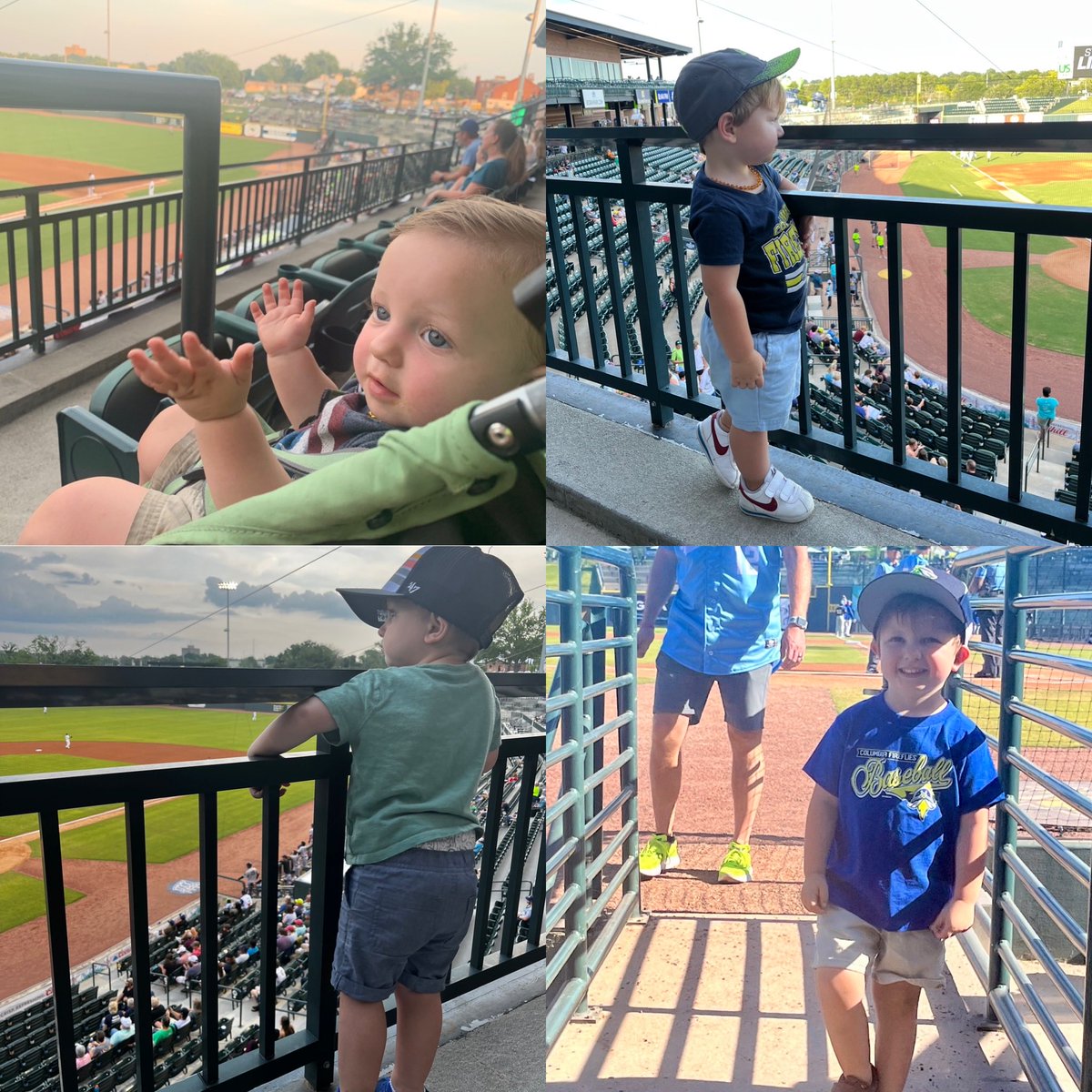 Celebrating 4 years of birthdays with the ⁦<a href="/ColaFireflies/">Columbia Fireflies</a>⁩ #letsglow #AveryG420