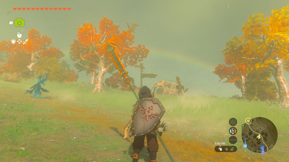 Rainbow spotted! So cool... 🌈

#Zelda #BOTW #BreathoftheWild #Nintendo #NintendoSwitch #ZeldaBOTW #ZeldaBreathoftheWild #TOTK #TearsoftheKingdom #ZeldaTearsOfTheKingdom