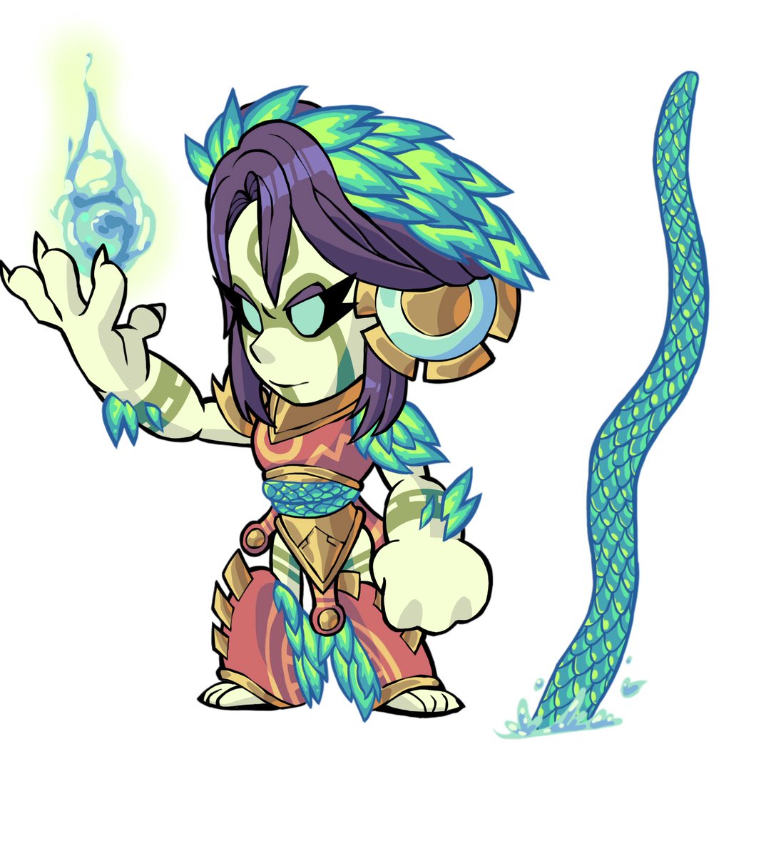 aegurri0's tweet photo. Quetzal Empress Nai, concept made by me!!!

The final concept of my battle pass 🥰 thank u for y’all support ‼️tag @Brawlhalla to then to see this! https://t.co/Leb4rm7znn