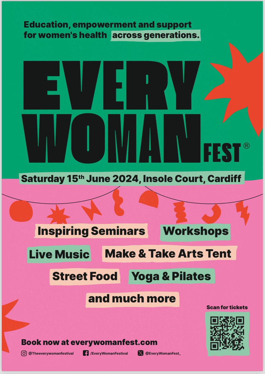 NRCM 2023 (@nrcm2023) on Twitter photo After last year’s success the ‘Every Woman Fest’ is back this year and looking bigger and better than ever !
For more information and tickets head to <a href="/EveryWomanFest_/">EveryWomanFestival</a>
#everywomanfest #everywoman #cardiff #events #WomensHealth After last year’s success the ‘Every Woman Fest’ is back this year and looking bigger and better than ever !
For more information and tickets head to <a href="/EveryWomanFest_/">EveryWomanFestival</a>
#everywomanfest #everywoman #cardiff #events #WomensHealth